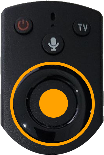 Navigation buttons on IPTV Remote