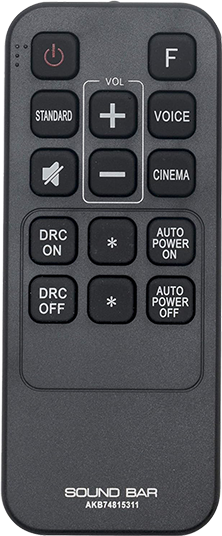 Soundbar Remote